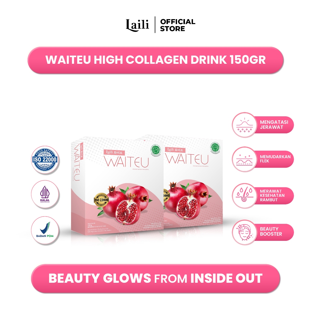 Jual Laili Waiteu Paket 2 Box Kulit Sehat, Cerah Dan Glowing 150g ...