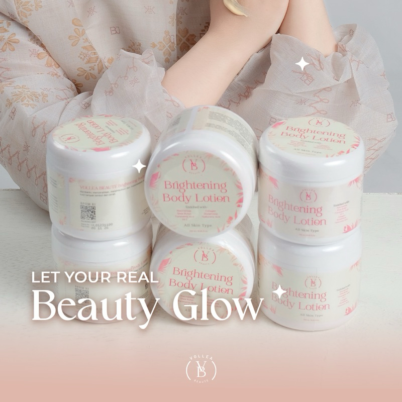 Jual BRIGHTENING BODY LOTION VOLLEA BEAUTY MARTAPURA / HB COLLAGEN yang