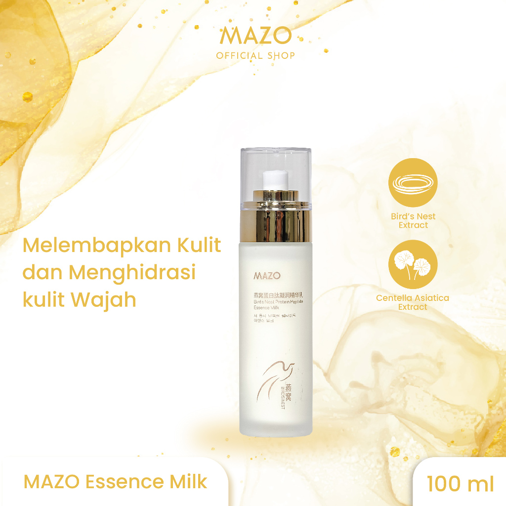 Jual MAZO Bird's Nest Protein Peptide Essence Milk 100 ml Shopee