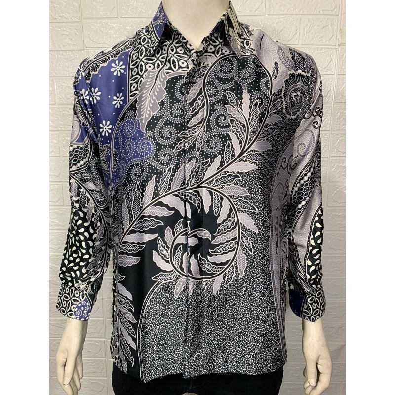 Jual Batik Lengan Panjang Halman Premium | Shopee Indonesia