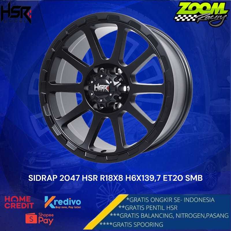 Jual Velg Mobil Pajero Blazer Ford Ranger R18 HSR SIDRAP Lebar 9 Velg ...