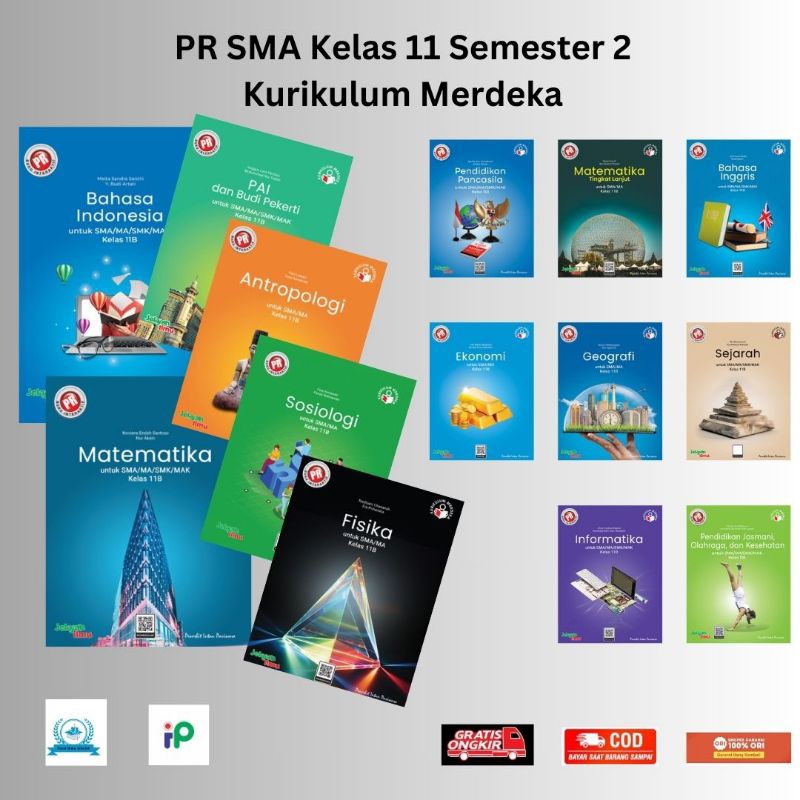 Jual Buku PR Interaktif SMA Kelas 11 Semester 2 Kurikulum Merdeka Tahun ...