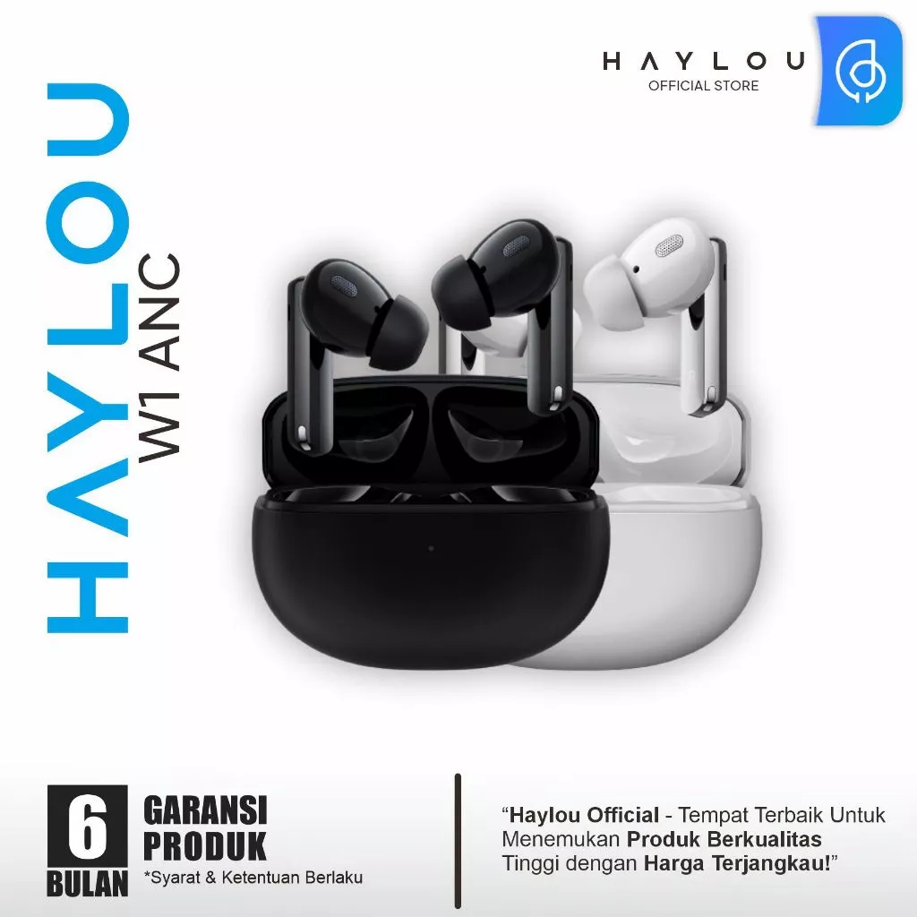 Haylou W1 ANC TWS True Wireless Earbuds Headset Bluetooth T007
