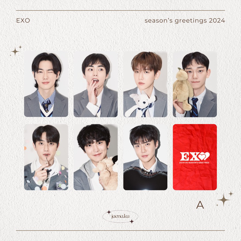 Jual [EXO] PHOTOCARD SEASON’S GREETINGS 2024 | Shopee Indonesia