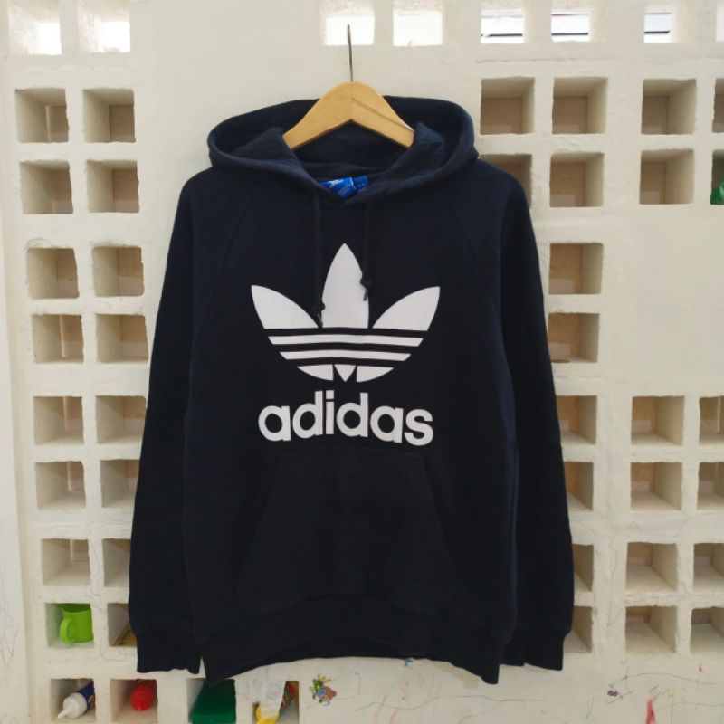 Hoodie sales adidas hitam