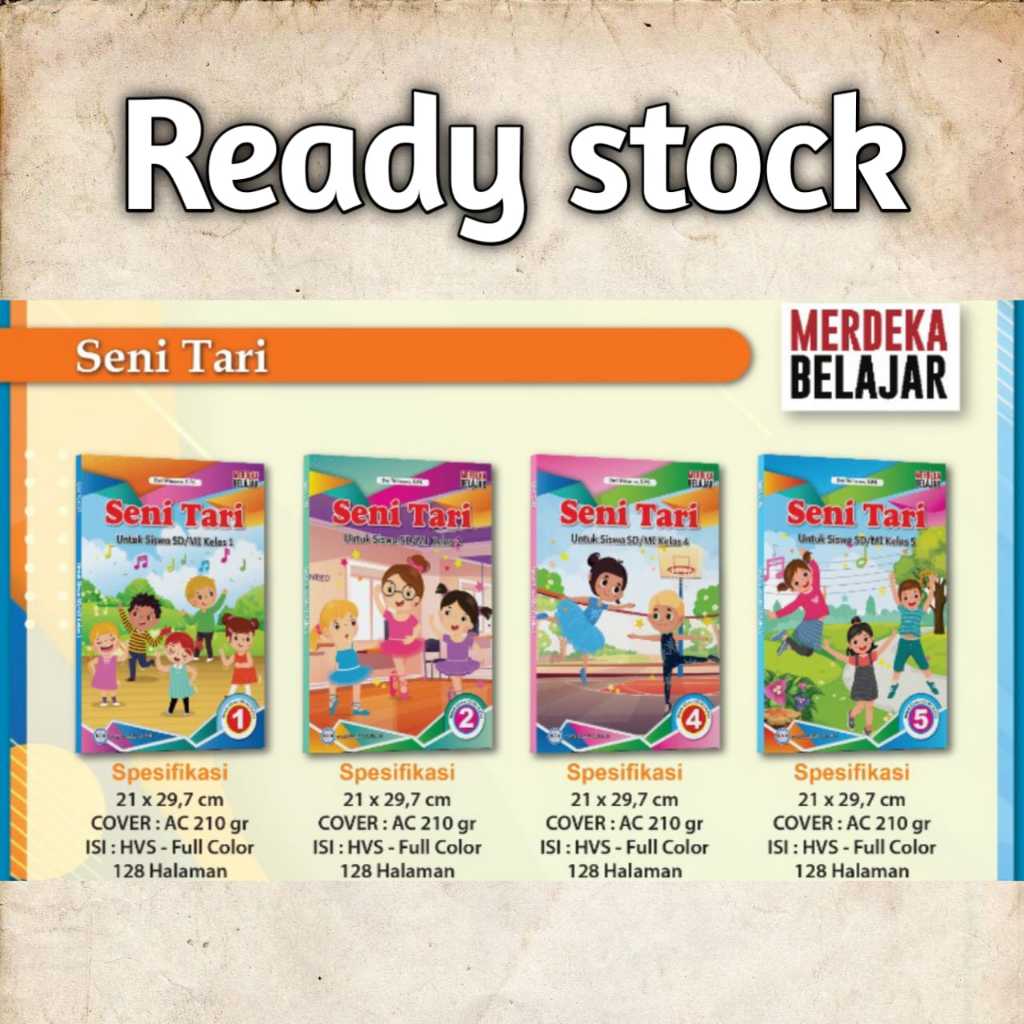 Jual Buku Seni Tari Untuk Siswa SD/MI Merdeka Belajar | Shopee Indonesia