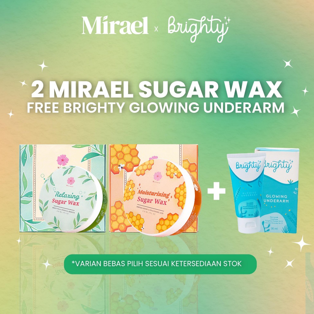 Jual [PROMO BUY 2 SUGAR WAX GET 1 BRIGHTY] Mirael Brightening