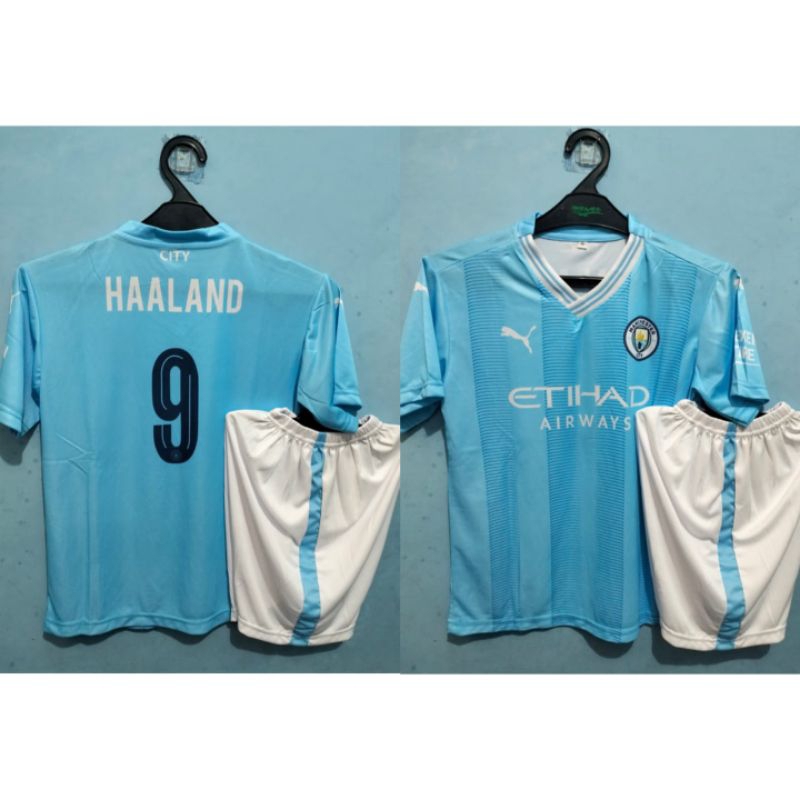Name Set Flocage Officiel Haaland Manchester City Home 2023/ - 20