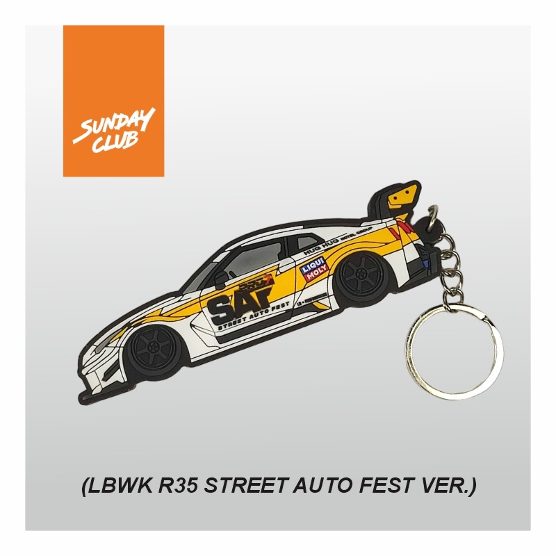 Jual Sunday Club x Street Auto Fest - Official Merchandise Keychain ...