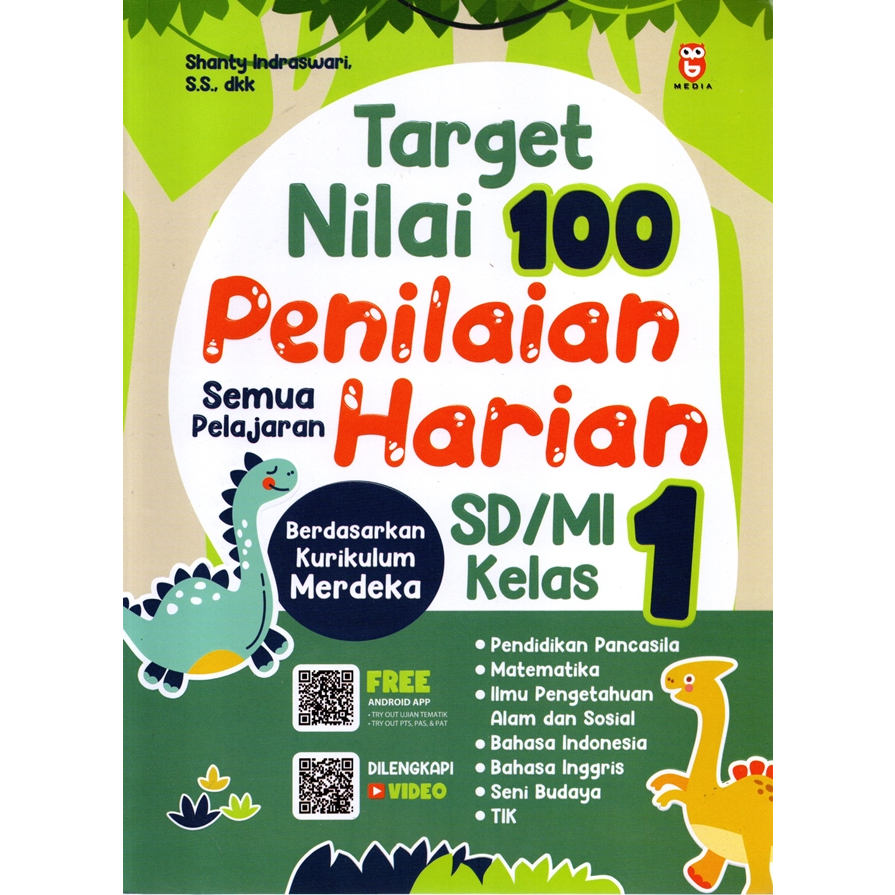 Jual Gramedia - Target Nilai 100 Penilaian Harian SD/MI Kelas 1 Shanty ...