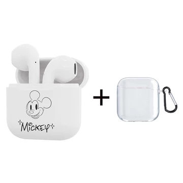 Disney Pro4 FX 951B Lucu TWS Headset Bluetooth 5.3 Mini Earphone HiFi Stereo Mic Volume Control