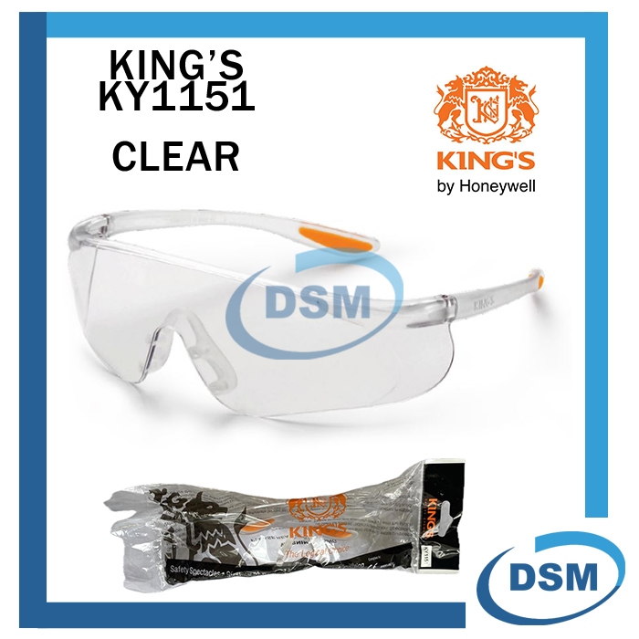Jual KING'S KY 1151 KACAMATA SAFETY ICARIA KINGS CLEAR BENING KY1151