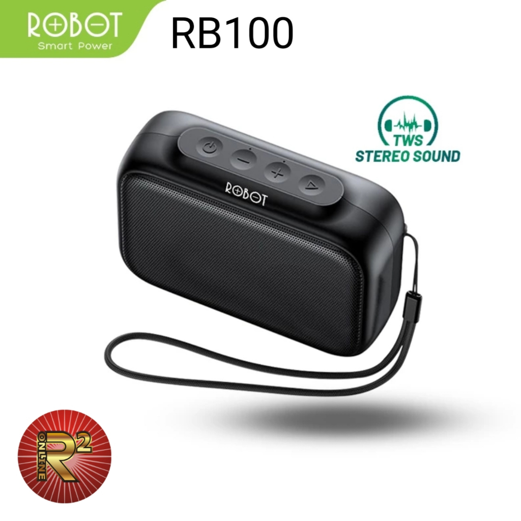 Jual Robot RB100 Speaker Bluetooth 5.0 TWS Hi-Fi Sound Portable Audio ...