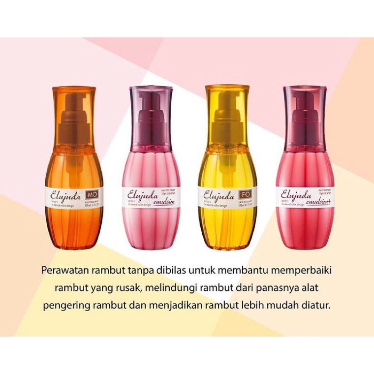 Jual [KODE B96X] milbon Deesse's series eljuda FO,MO,emulsion & emulsion+ 120ml Shopee Indonesia