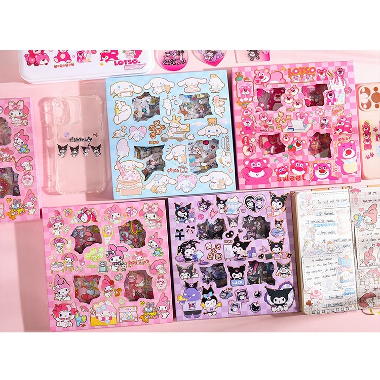 Jual [LOGU] [Part 2] Stiker semi transparan PET 100 pcs set, Accessoris ...