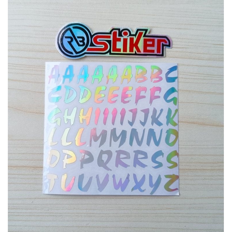 Jual Stiker Huruf ABJAD Cutting Serbaguna | Shopee Indonesia