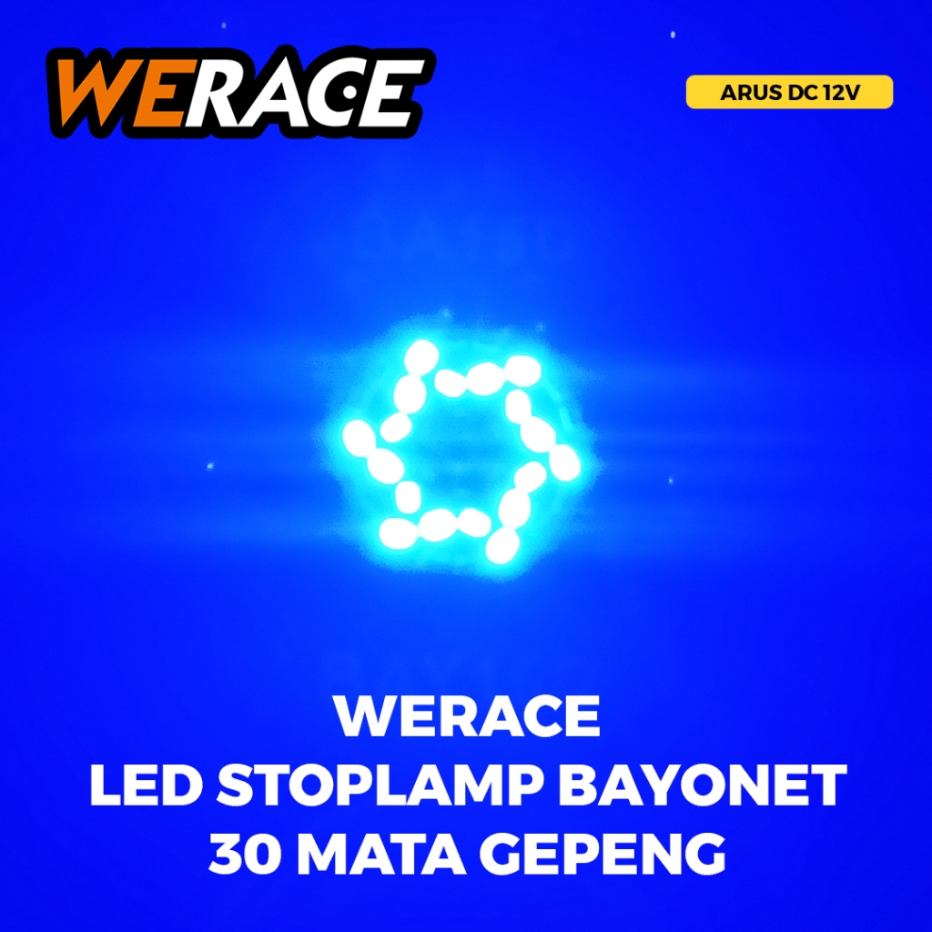 Jual Werace Lampu Stop Led Lampu Belakang Dancing Stars Stoplamp Mata Gepeng Flashing Kedip