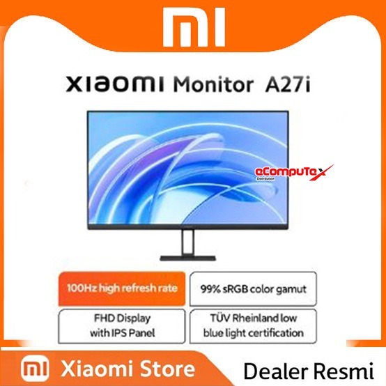 Jual XIAOMI MONITOR A27I FHD IPS 27" INCH 100HZ FULL HD HDMI / MI