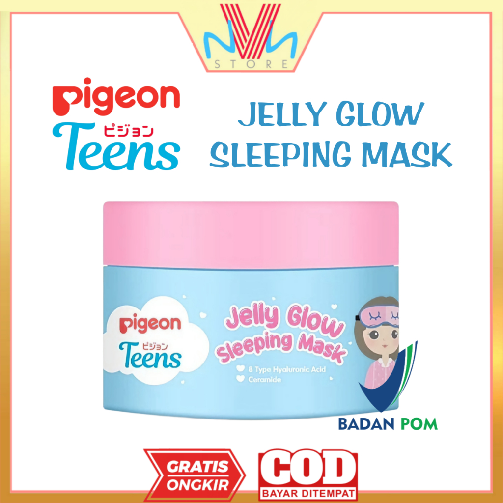 Jual PIGEON TEENS JELLY GLOW SLEEPING MASK 30g - MASKER PELEMBAB WAJAH ...