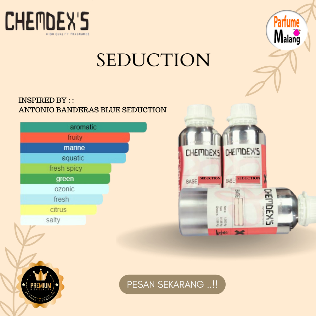 Jual BIBIT PARFUM CHEMDEX'S KEMASAN SEGEL 1KG | SEDUCTION | BEST SELLER ...