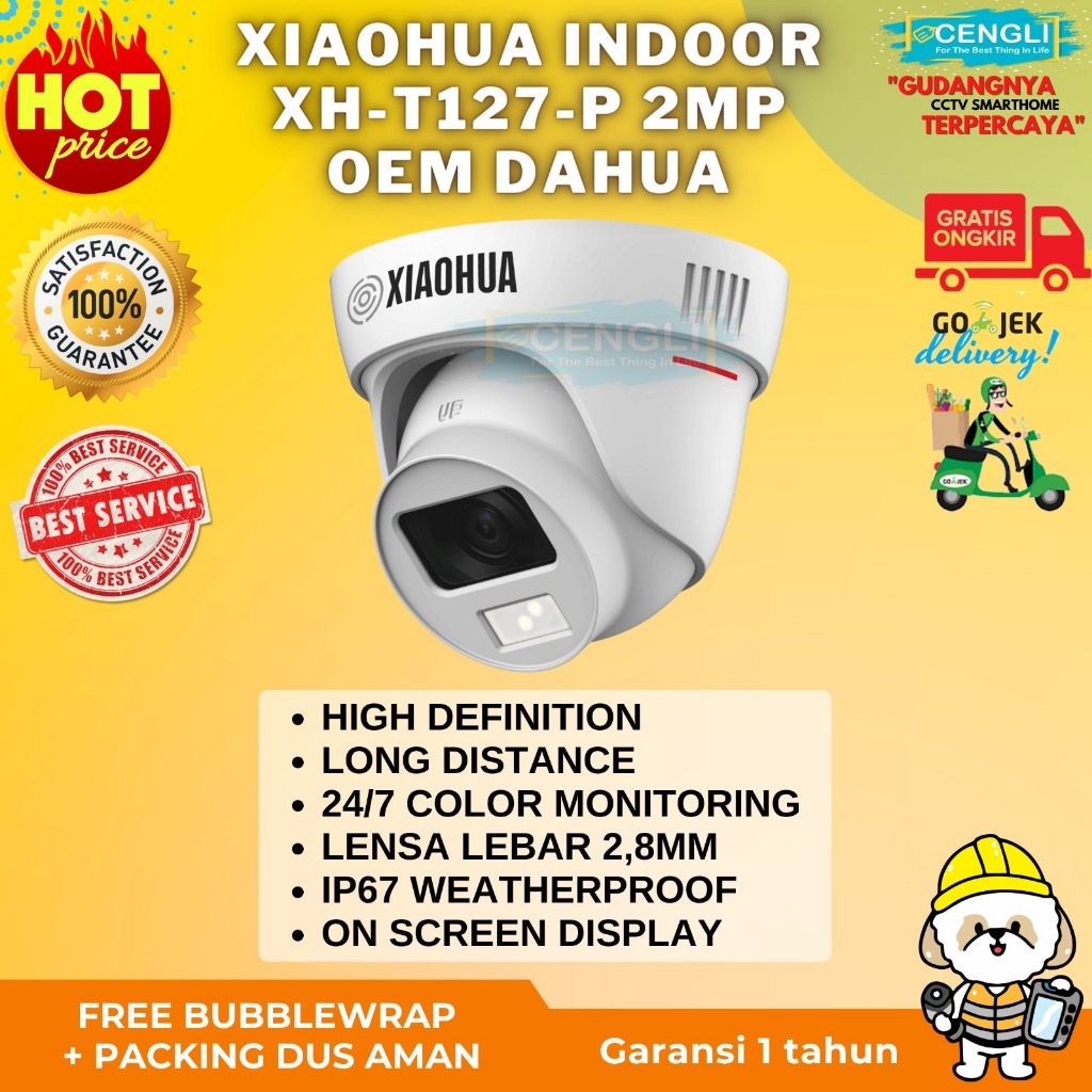 Jual Techma Kamera CCTV Indoor Full Color TCM A5621FC 2MP Colorvu ...