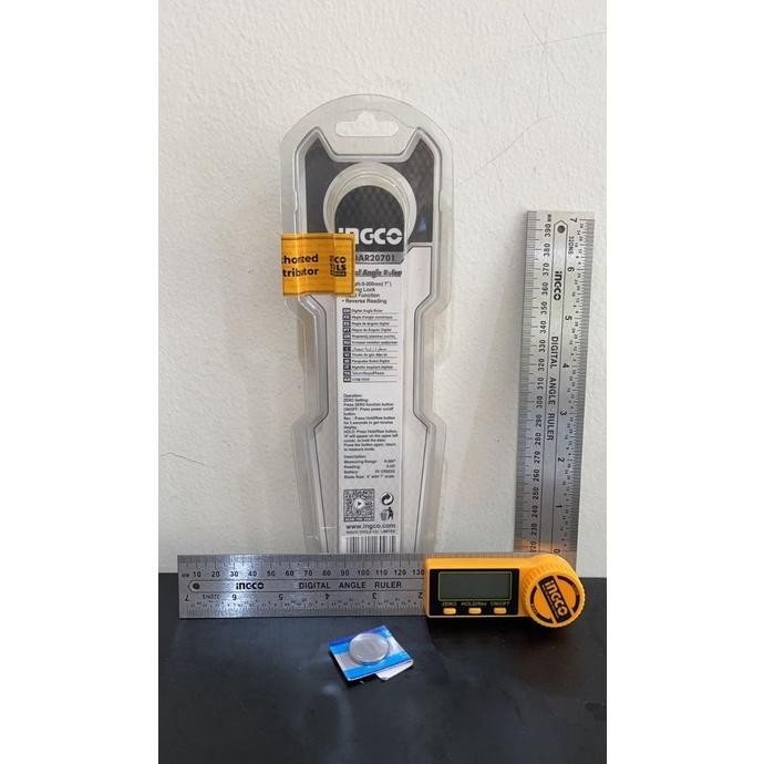 Jual Digital Angle Ruler (40cm) INGCO HDAR20701 Penggaris Sudut Siku ...