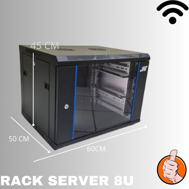 Jual RAK SERVER RAK WALLMOUNT 8U | Shopee Indonesia