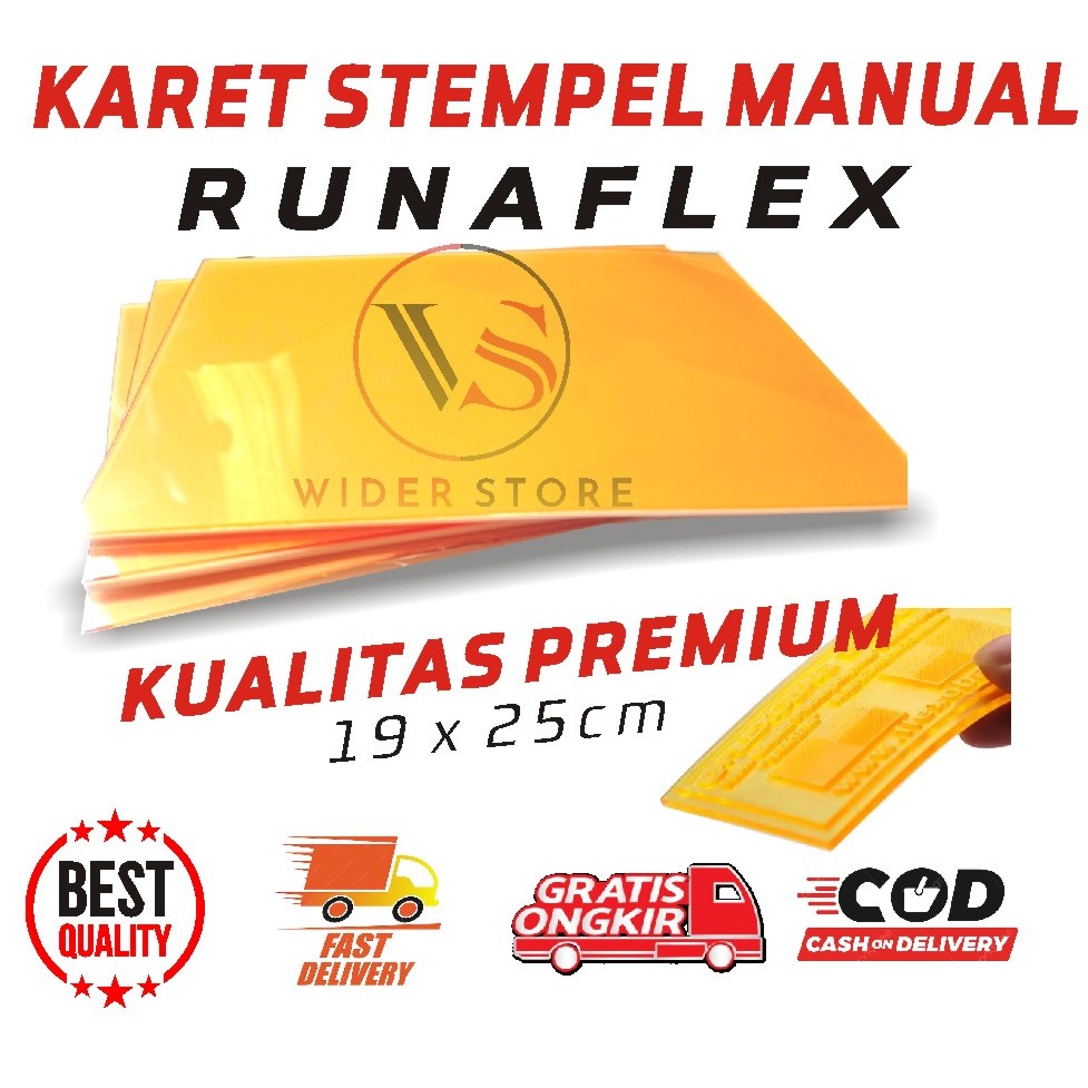 Jual karet stempel runaflex/nylo/manual | Shopee Indonesia
