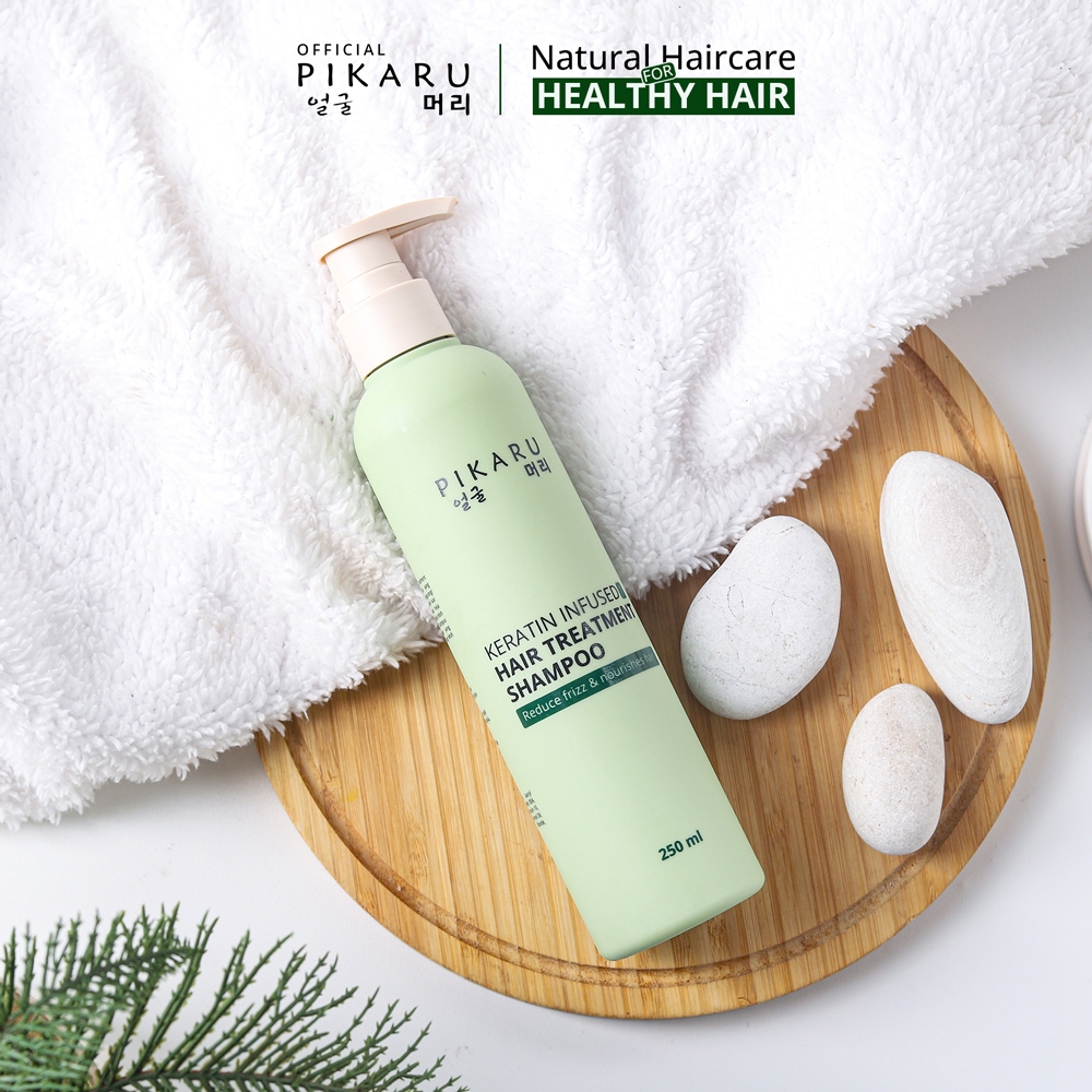 Jual Pikaru Keratin Treatment Infused 1 Hair Treatment Shampoo