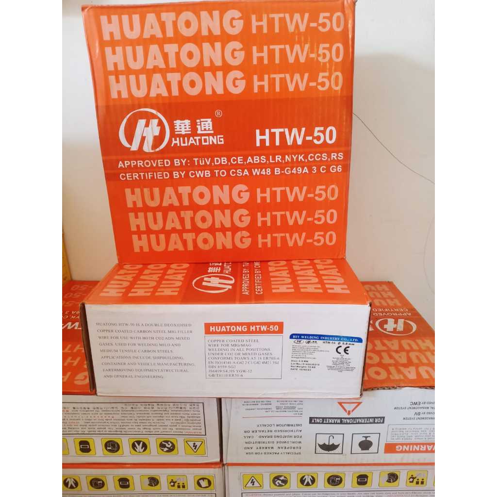Jual Kawat las CO Huatong 0,8mm kawat las mig HUATONG HTW-50 Kemasan ...