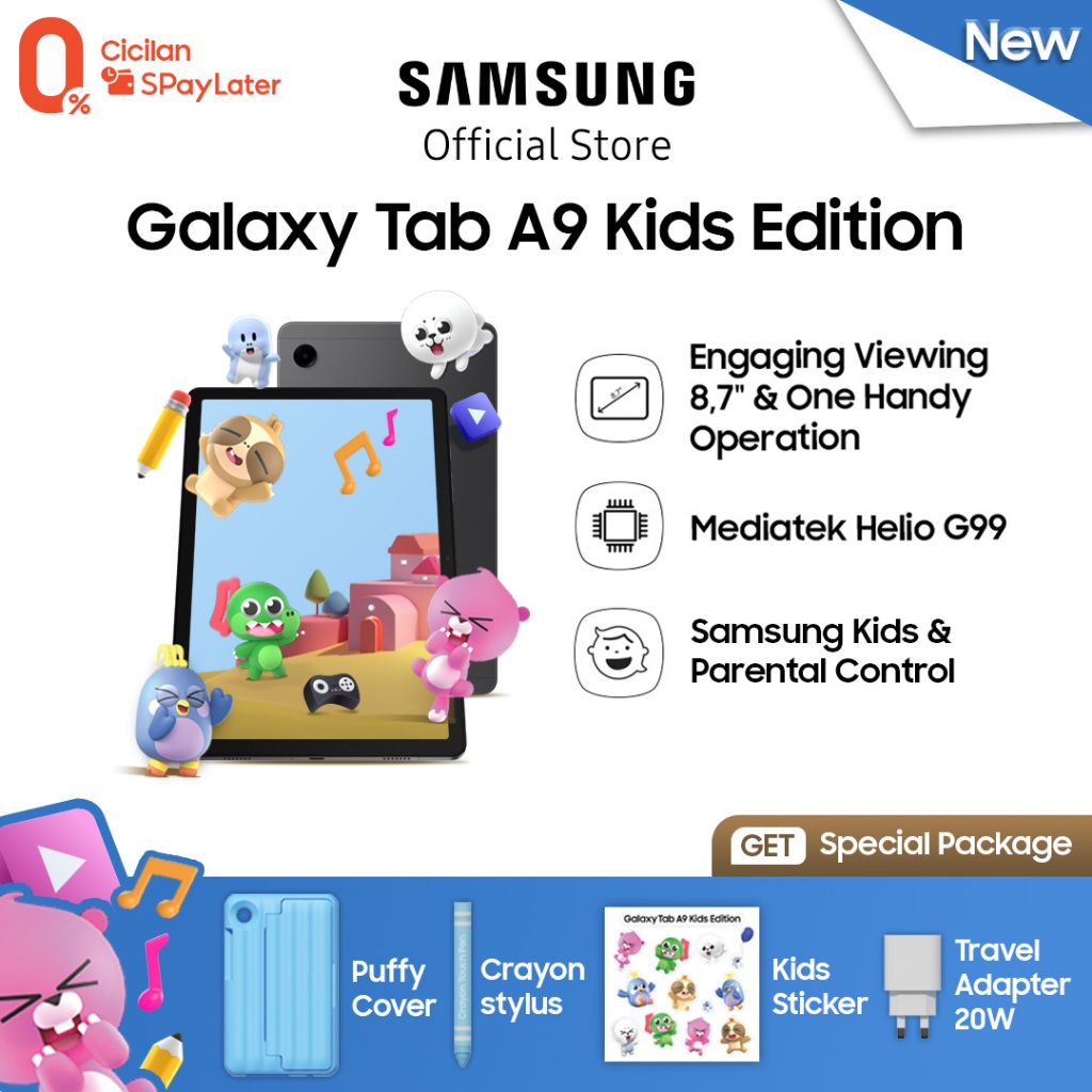 Jual Samsung Galaxy Tab A9 Kids Edition 4/64GB Shopee Indonesia