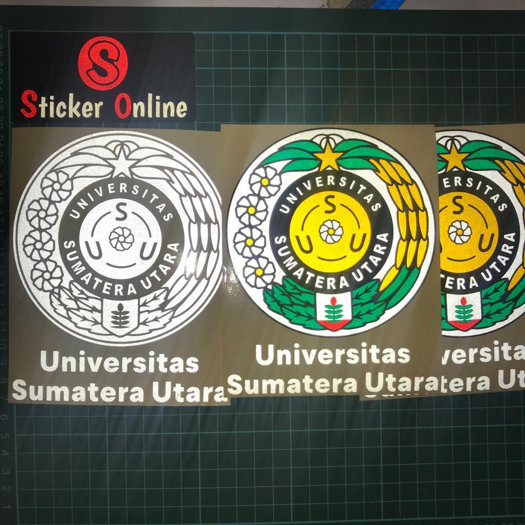Jual Stiker Universitas Sumatera Utara | Sticker Cutting USU Motor ...