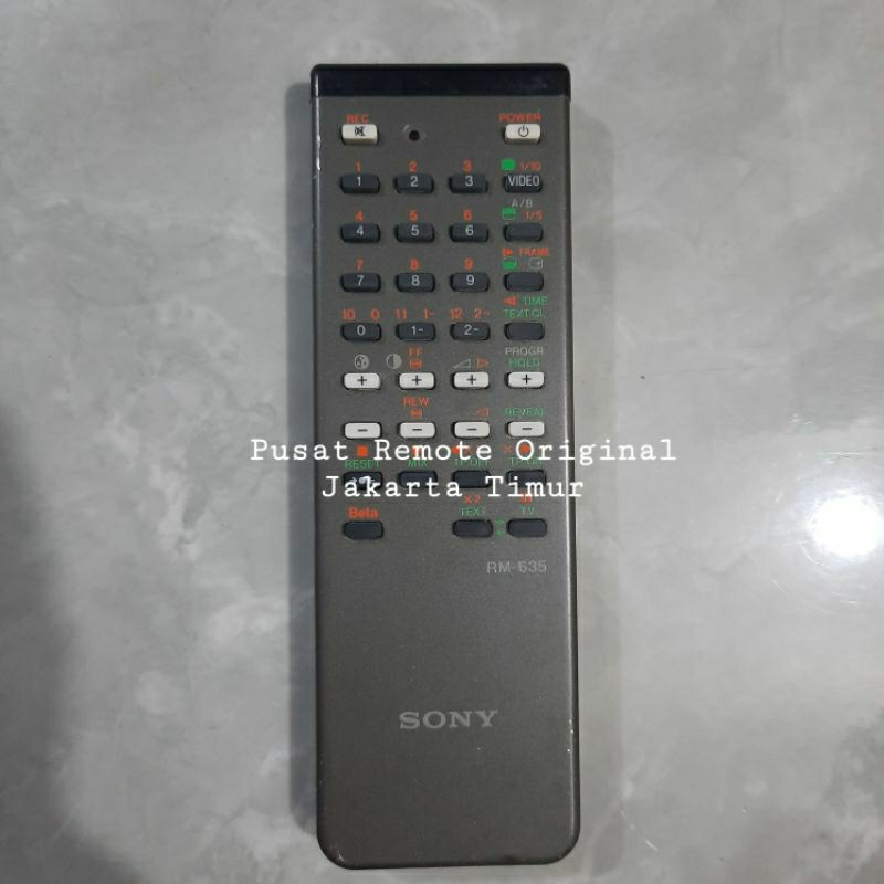 Jual REMOTE REMOT CONTROL SONY RM-635 ORIGINAL | Shopee Indonesia