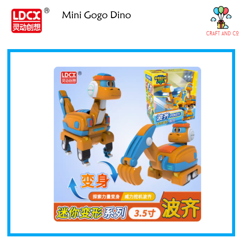 Jual Mainan anak gogo dino gogodino explorer anky/pleo dino Mini