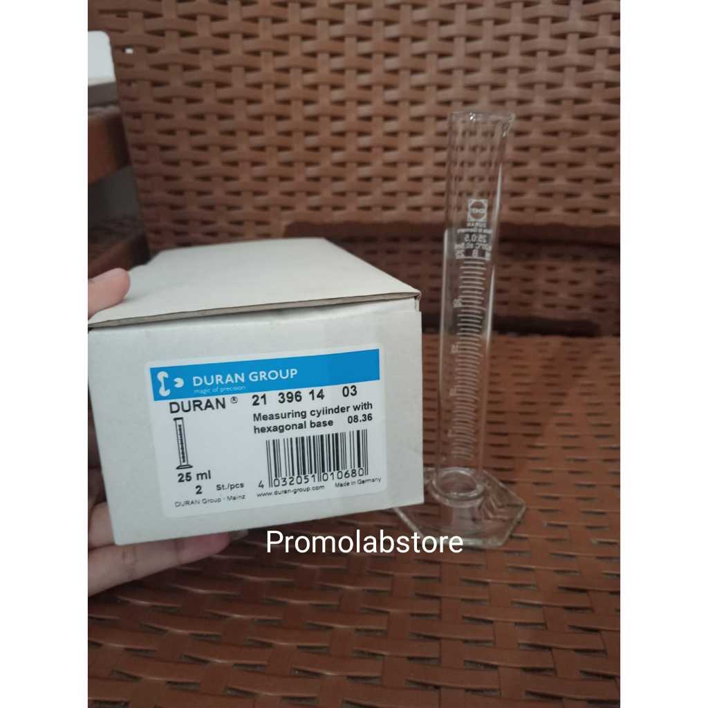 Jual Measuring Cylinder Gelas Ukur 25 Ml Duran Shopee Indonesia 5494