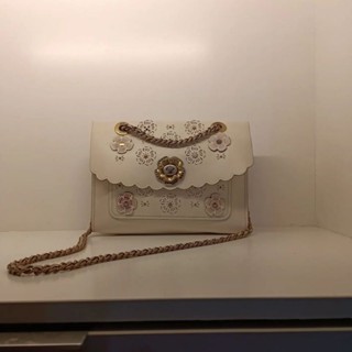 Coach parker with cut out tea rose deals