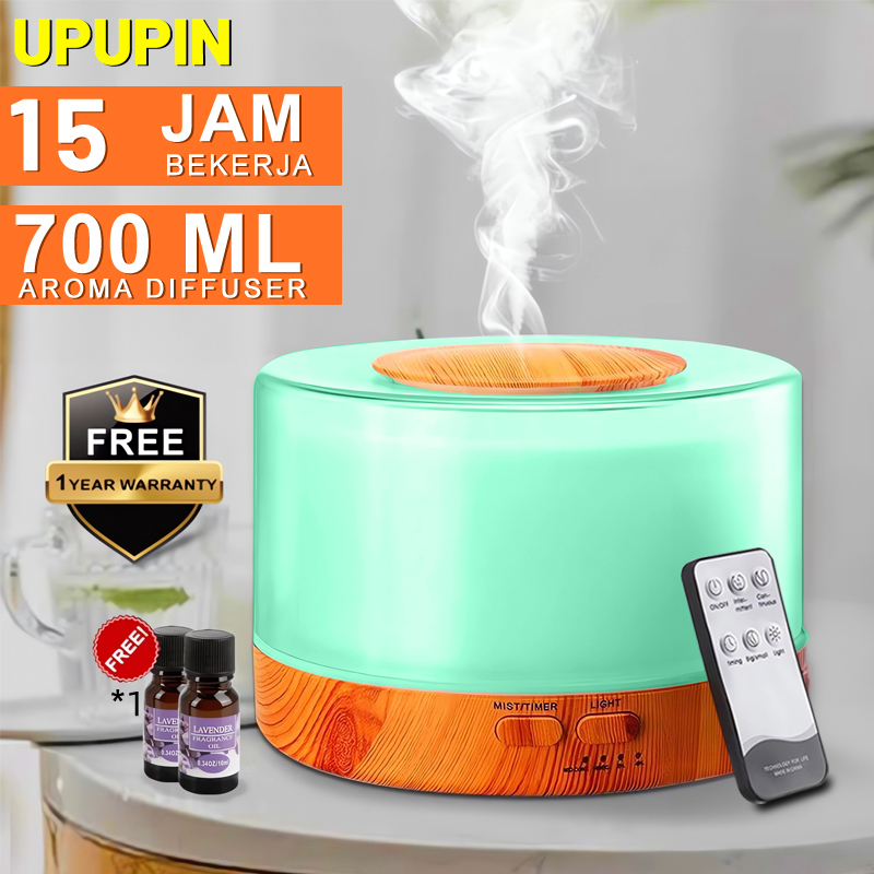 Jual UPUPIN Humidifier Diffuser Air Purifier Aromaterapy 700ML 7 Warna
