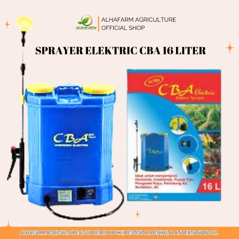 Jual TANGKI CBA SPRAYER ELEKTRIK SEMPROTAN LISTRIK LENGKAP SIAP PAKAI ...