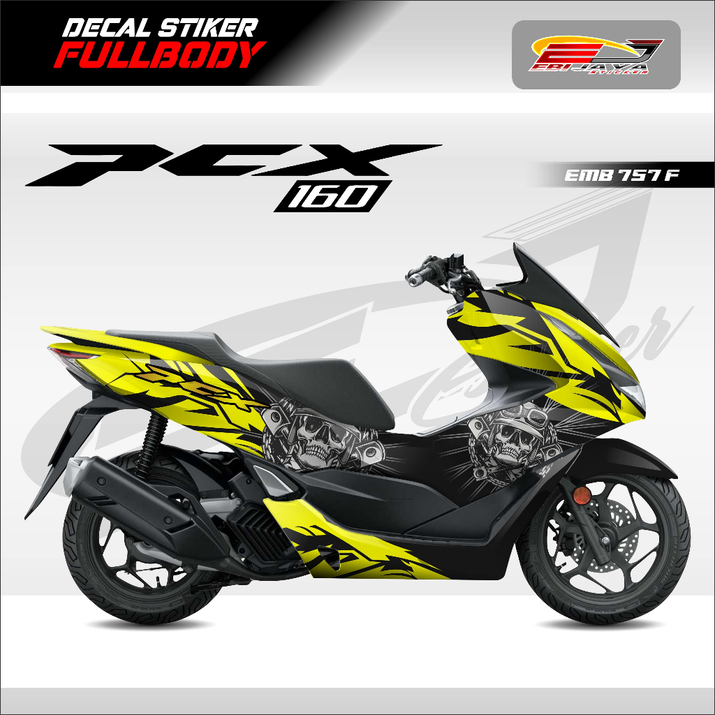Jual STIKER MOTOR ALL PCX FULL BODY 160 VARIASI-STIKER PCX VARIASI ...