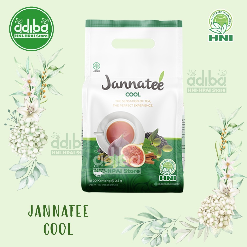 Jual Jannatea Cool Hni Hpai Teh Herbal Teh Daun Bidara Daun Zaitun