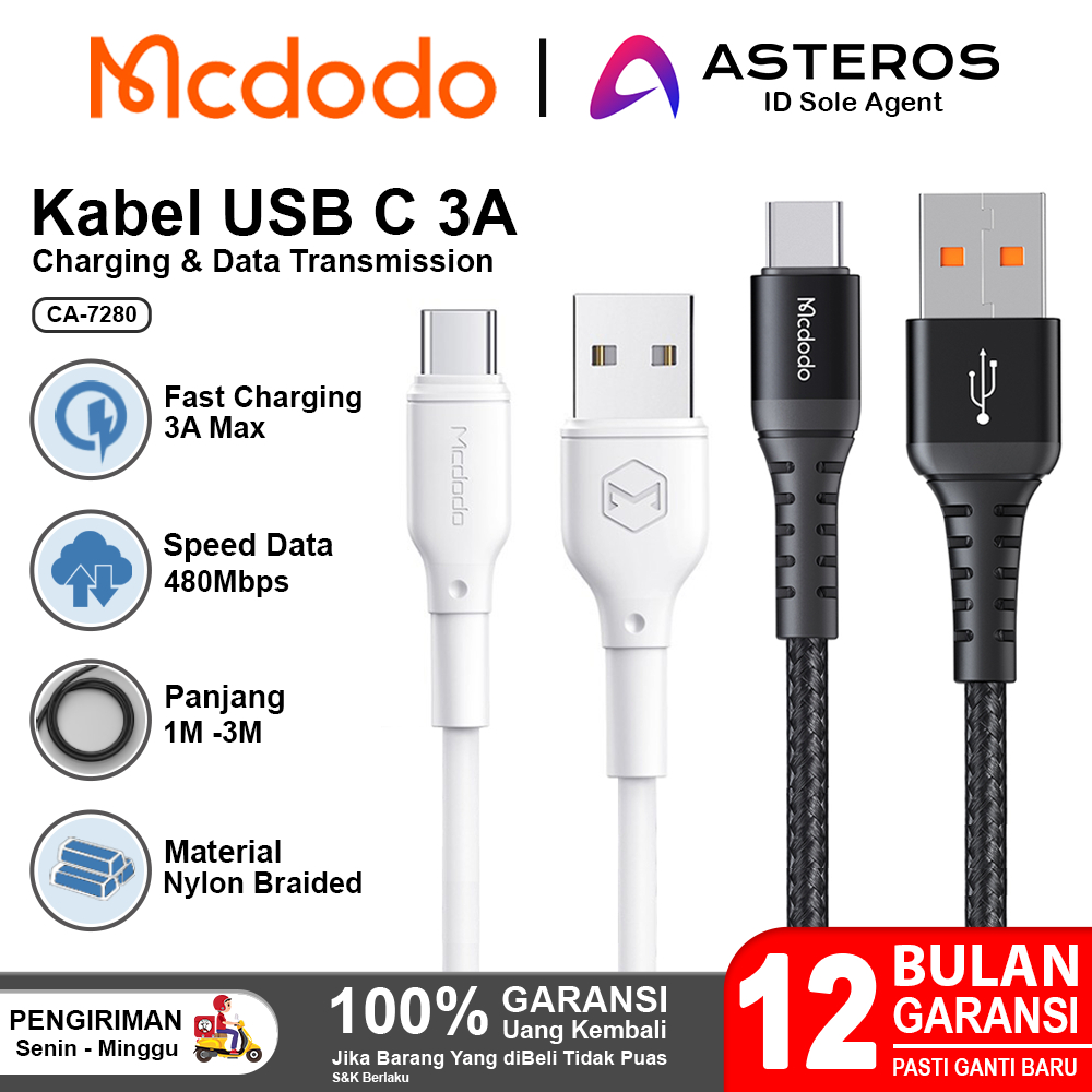 Jual Mcdodo Kabel Data Usb Type C Fast Charging A W W W Max W