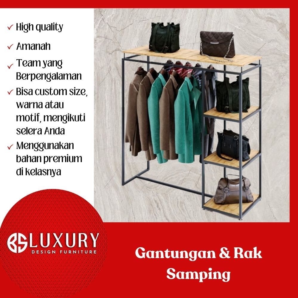 Jual Gantungan dan Rak Display Stand Booth Baju Tas Sepatu | Shopee ...