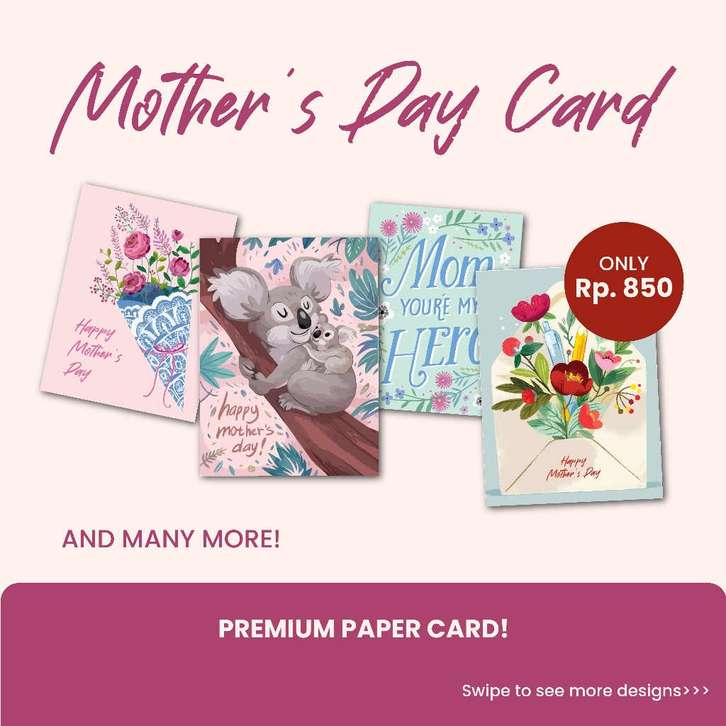 Jual Happy Mother S Day Card Kartu Ucapan Selamat Hari Ibu Motif Lucu 1 Pcs Shopee Indonesia