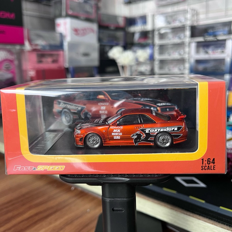 Jual FAST SPEED Nissan GTR R34 Orange eastsiders | Shopee Indonesia