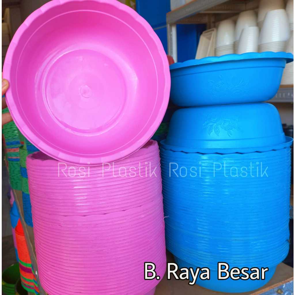 Jual Baskom Raya 14 Besar isi 12 BIJI (1 LUSIN) / Baskom Nasi Hajatan