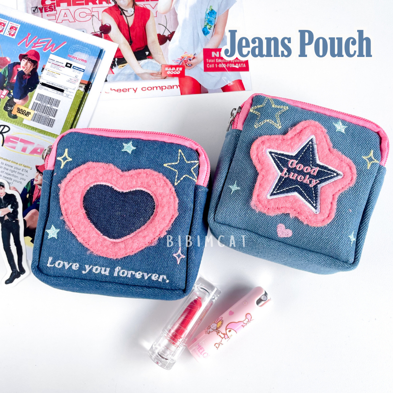 Jual Denim Mini Pouch Multi Fungsi / Multi Purpose Jeans Pouch Shopee Indonesia