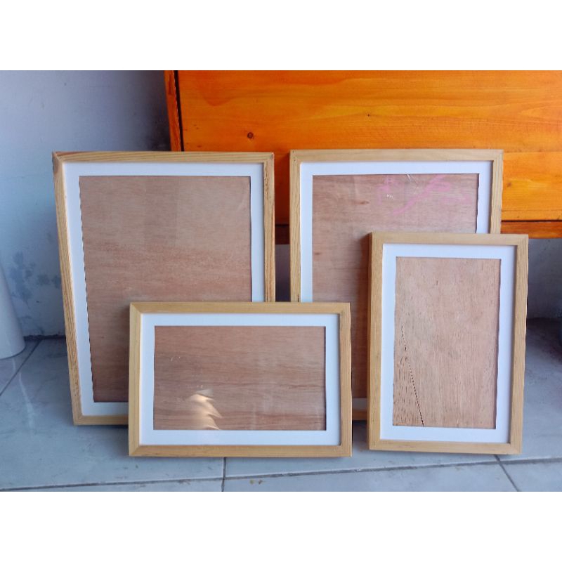 Jual Pigura kayu /pigura Lis putih /pigura foto estetik | Shopee Indonesia