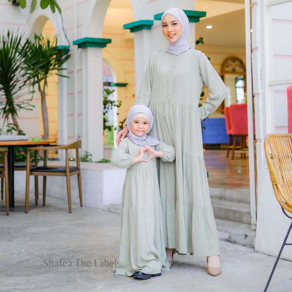 Jual HOMEY DRESS COUPLE IBU DAN ANAK BY SHAFEA THE LABEL - GAMIS MUSLIM