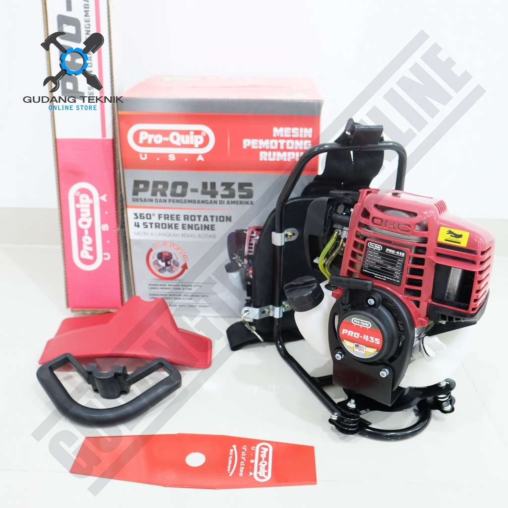 Jual Mesin Potong Rumput Gendong 4 Tak PRO435 PROQUIP / Brush Cutter ...