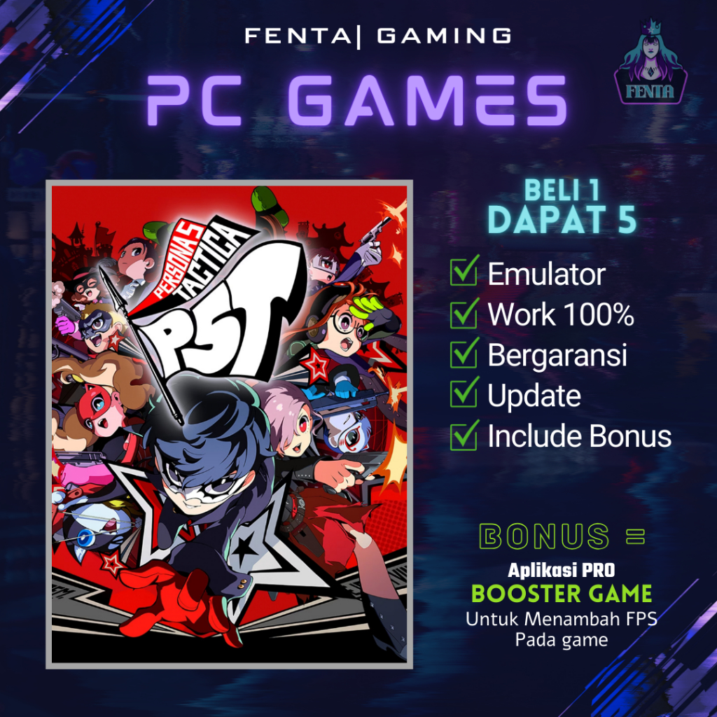 Jual PERSONA 5 TACTICA GAME PC GAME LAPTOP Shopee Indonesia